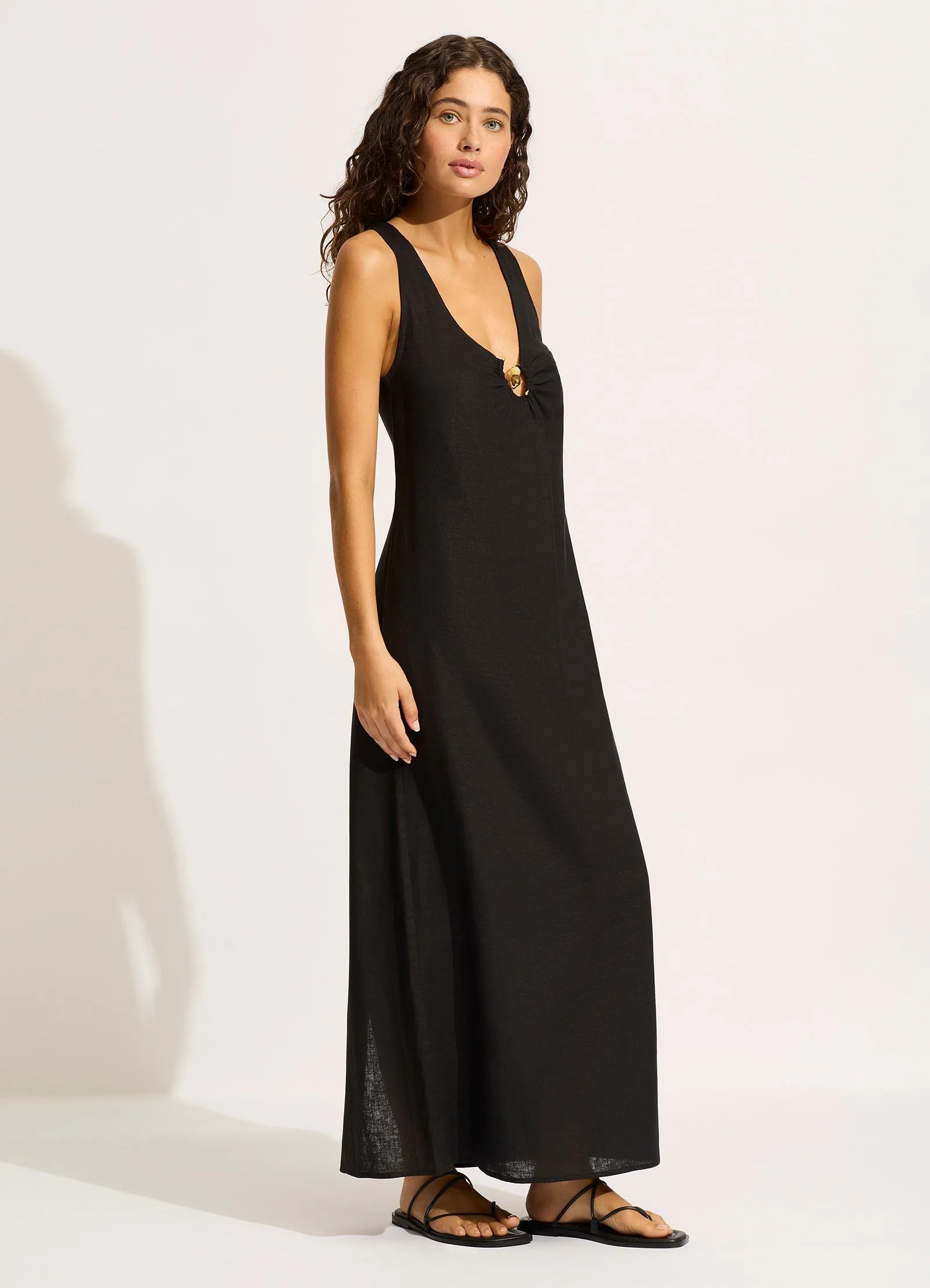 Palermo Keyhole Front Maxi Dress - Black sold by Seafolly product image thumbnail 2