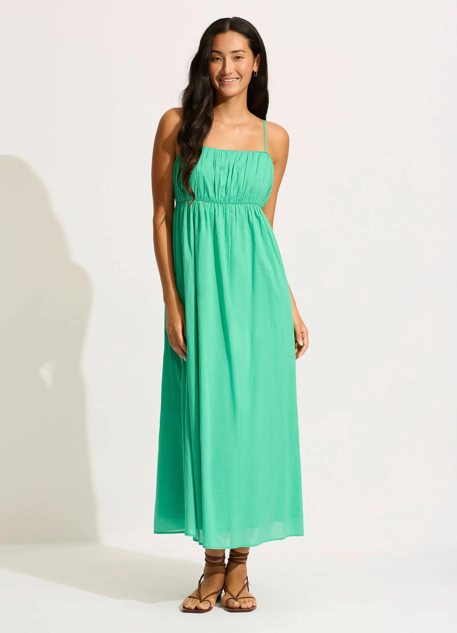 Piped Maxi Dress - Jade sold by Seafolly