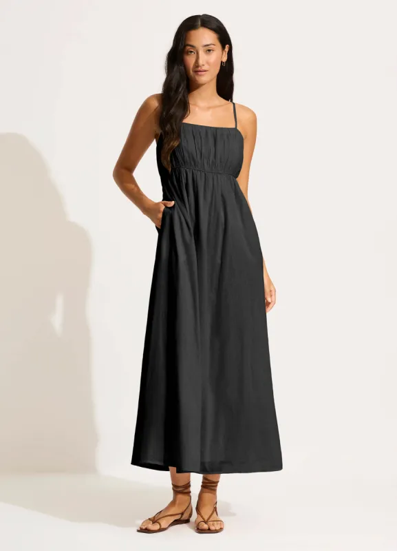 Piped Maxi Dress - Black sold by Seafolly