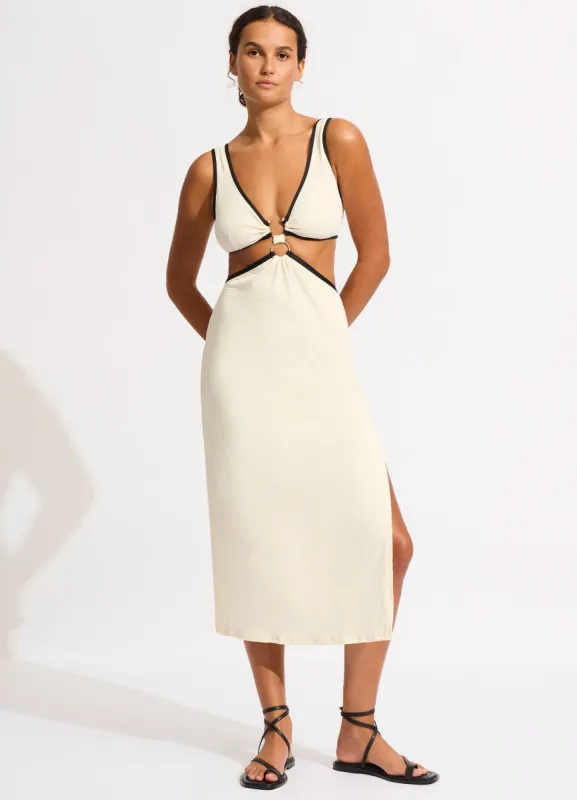 Beach Bound Beach Boidi Midi Dress - Ecru sold by Seafolly
