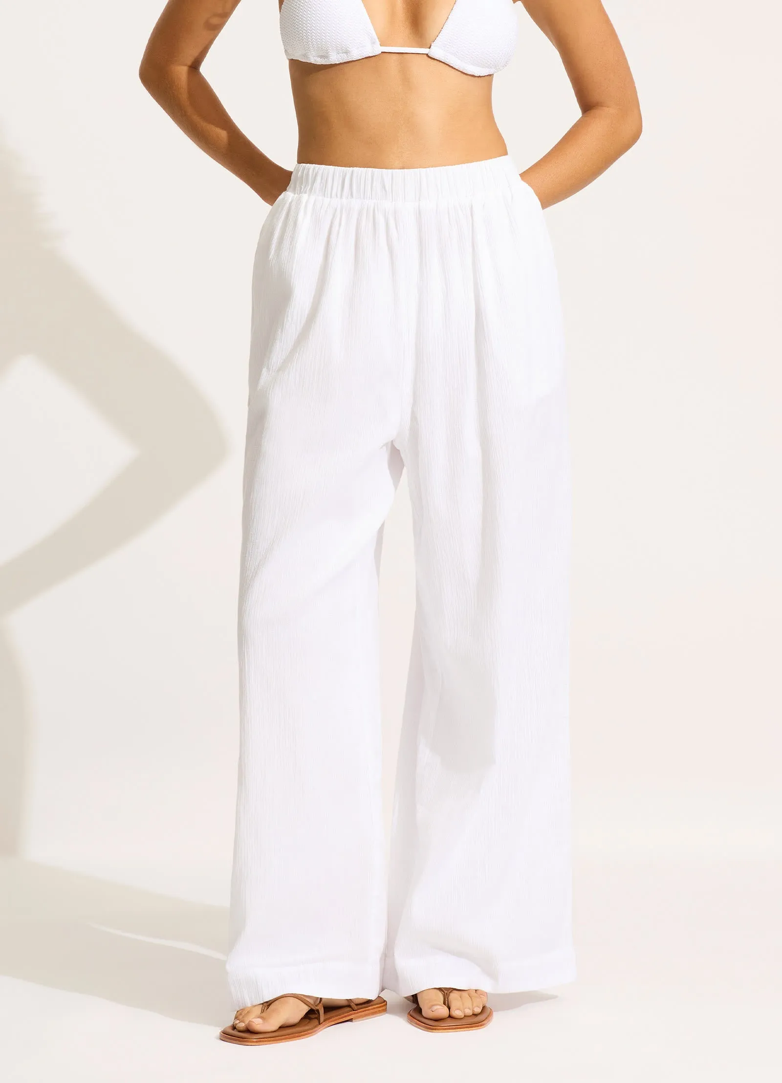 Crinkle Beach Pant - White sold by Seafolly product image thumbnail 2
