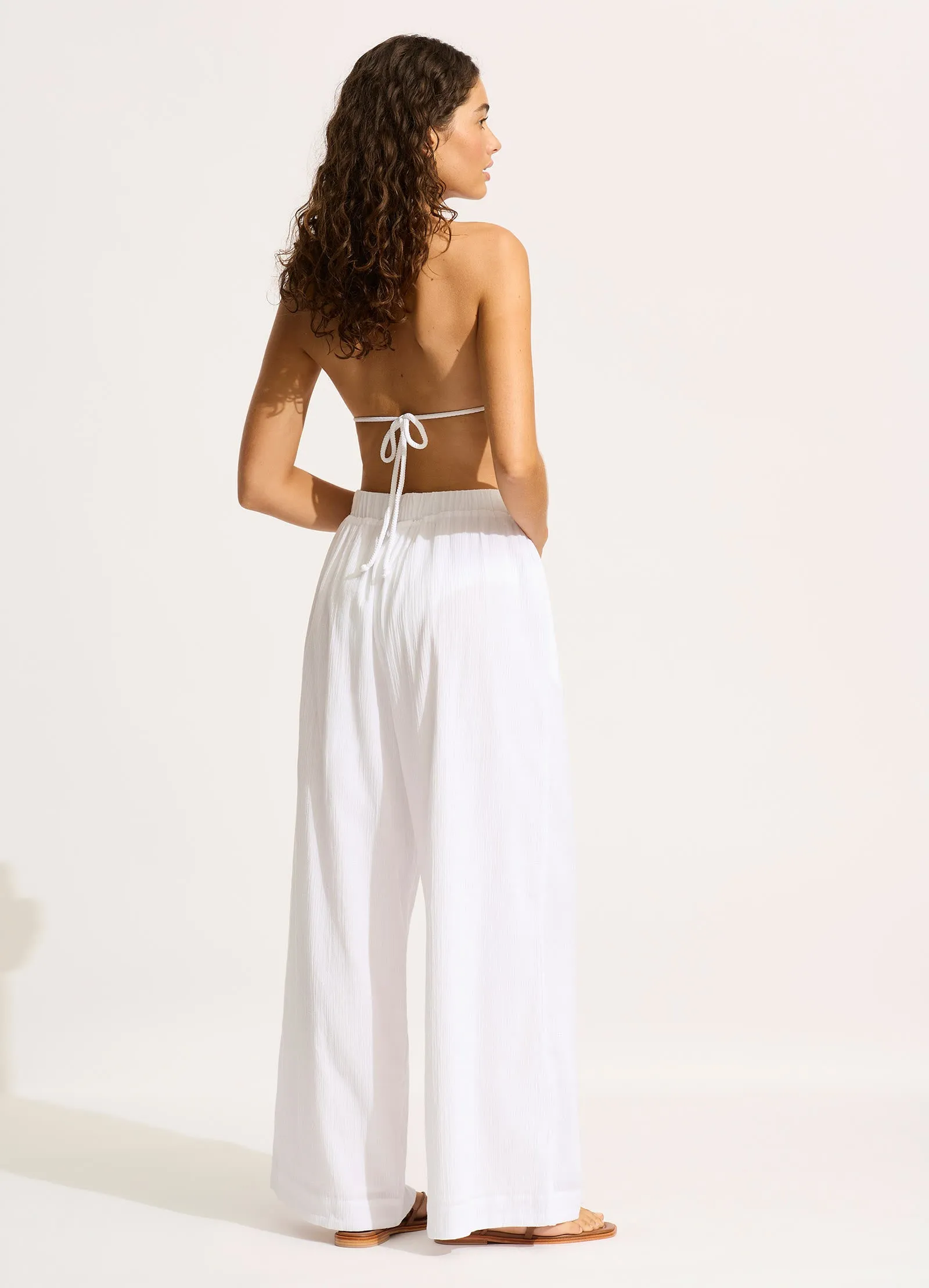 Crinkle Beach Pant - White sold by Seafolly product image thumbnail 4