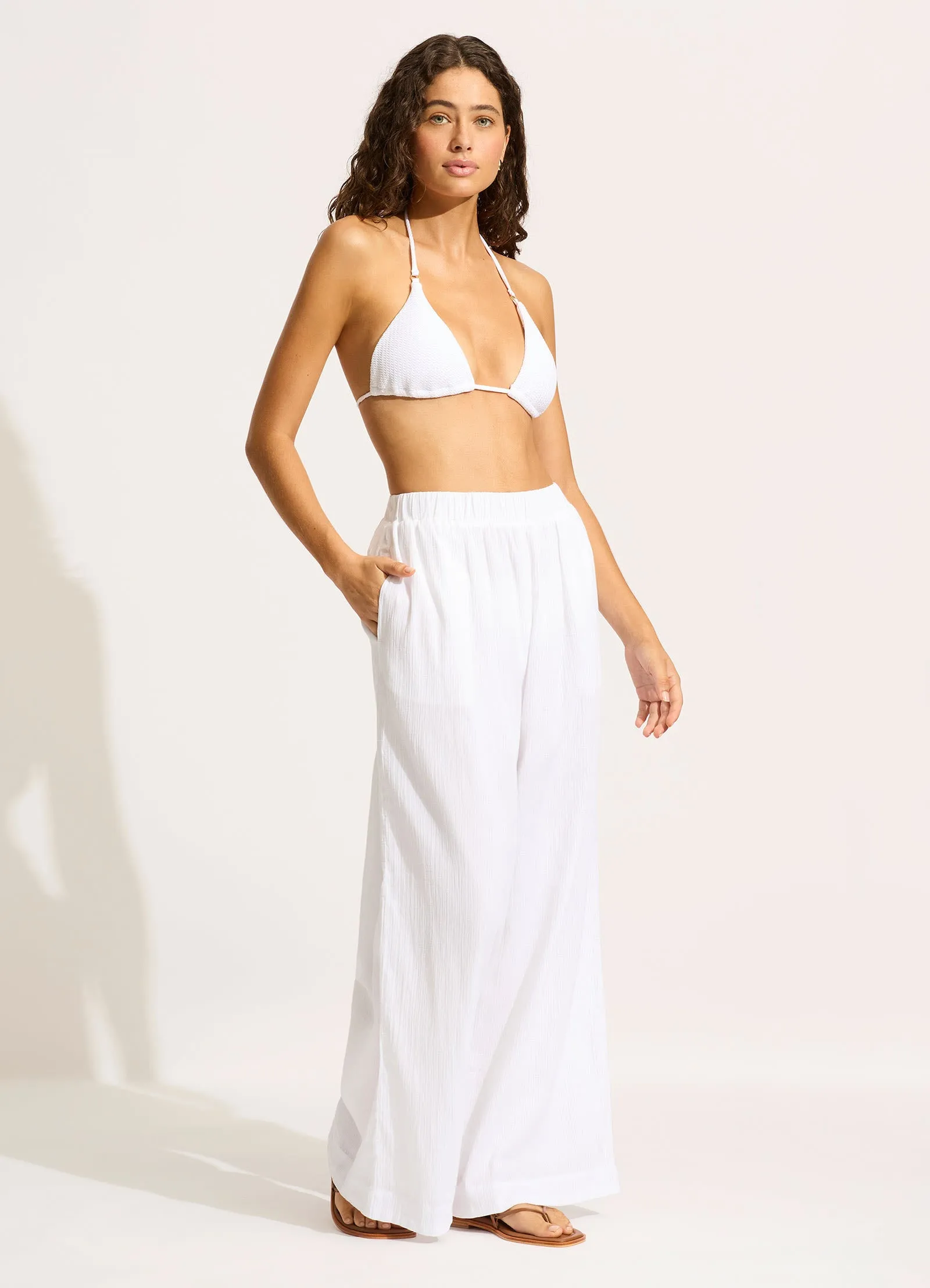 Crinkle Beach Pant - White sold by Seafolly product image thumbnail 3