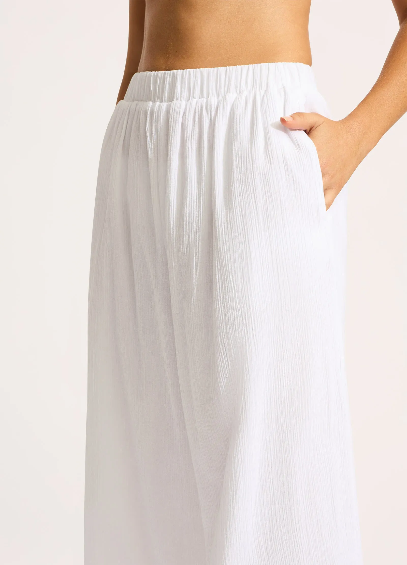 Crinkle Beach Pant - White sold by Seafolly product image thumbnail 5