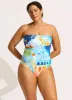 Aquarius Bandeau One Piece - Turquoise sold by Seafolly
