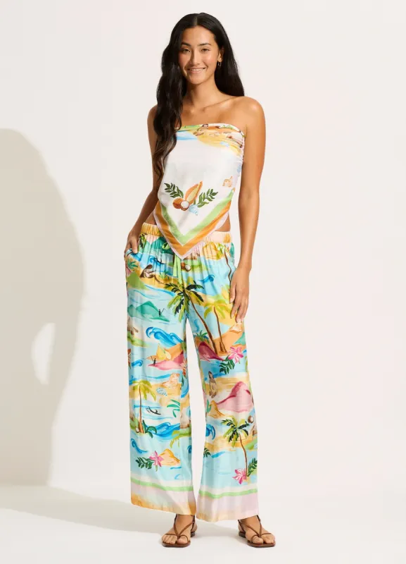 South Pacific Scarf - Ecru sold by Seafolly