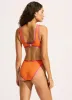 Beach Bound High Leg Bikini Bottom - Turmeric sold by Seafolly