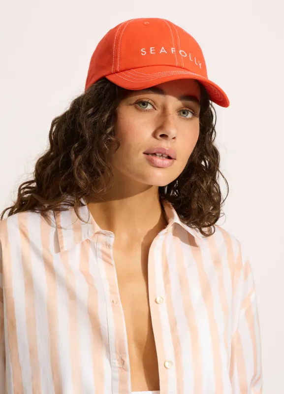 Seafolly Cap - Flame sold by Seafolly