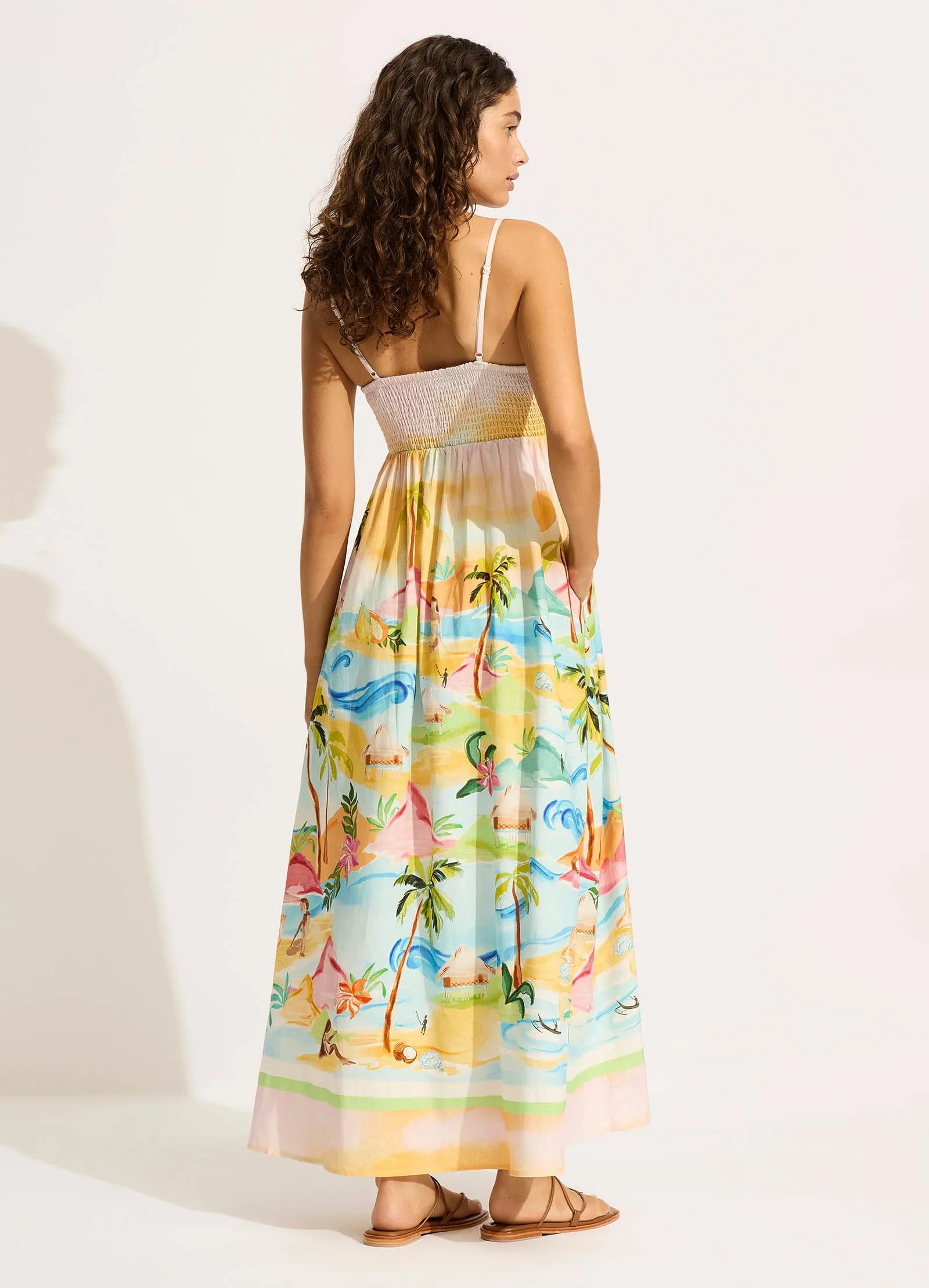 South Pacific Maxi Dress - Turquoise sold by Seafolly product image thumbnail 3