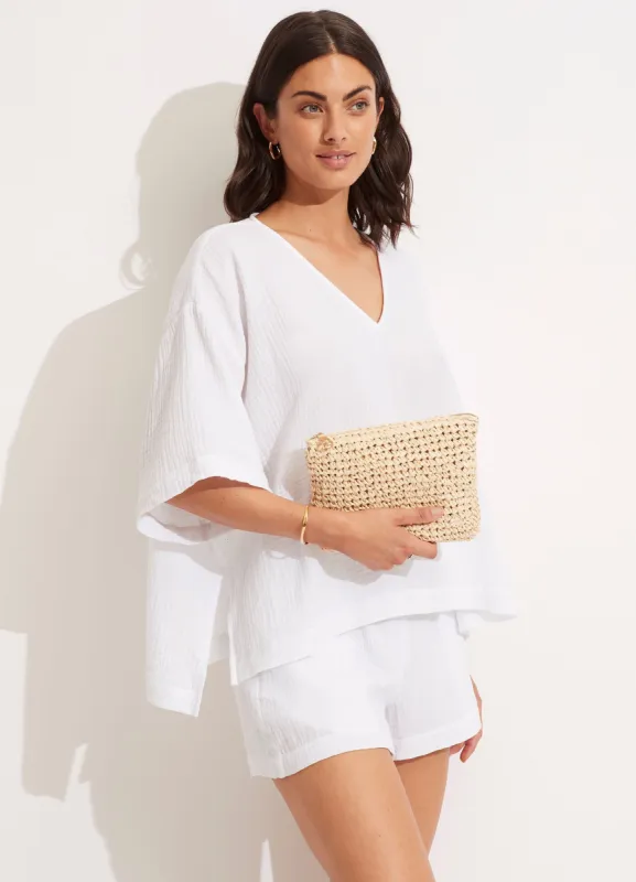 Holiday Clutch - Natural sold by Seafolly