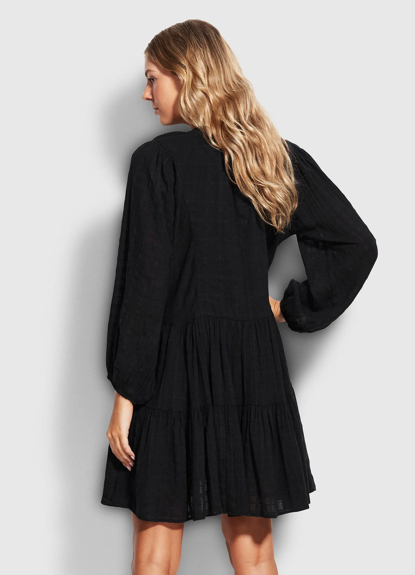 Drifter Tiered Dress - Black sold by Seafolly product image thumbnail 4