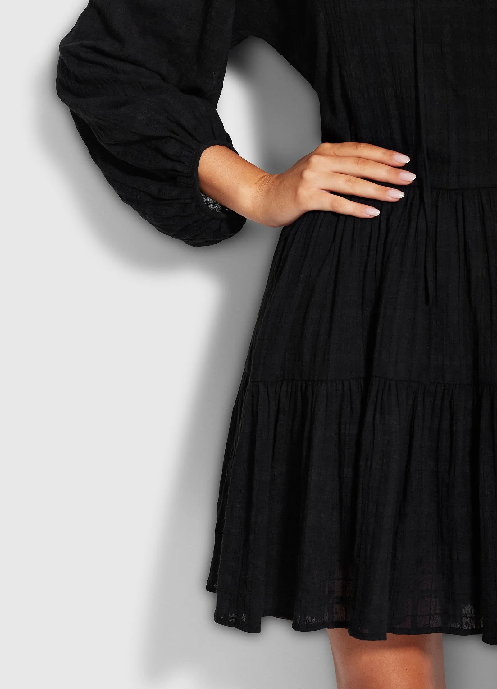 Drifter Tiered Dress - Black sold by Seafolly product image thumbnail 5