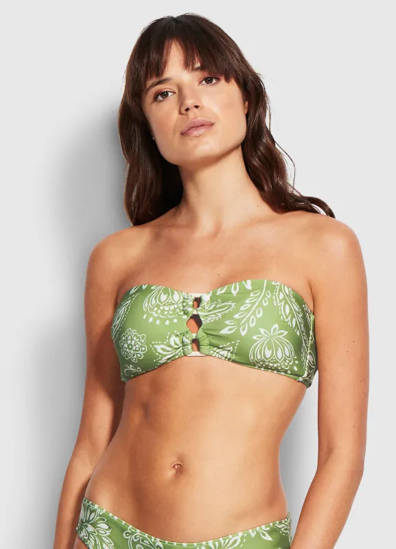 Bandeau Bra - Green Tea sold by Seafolly