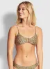 Spirit Animal Ring Front Bralette Bikini Top - Saffron sold by Seafolly