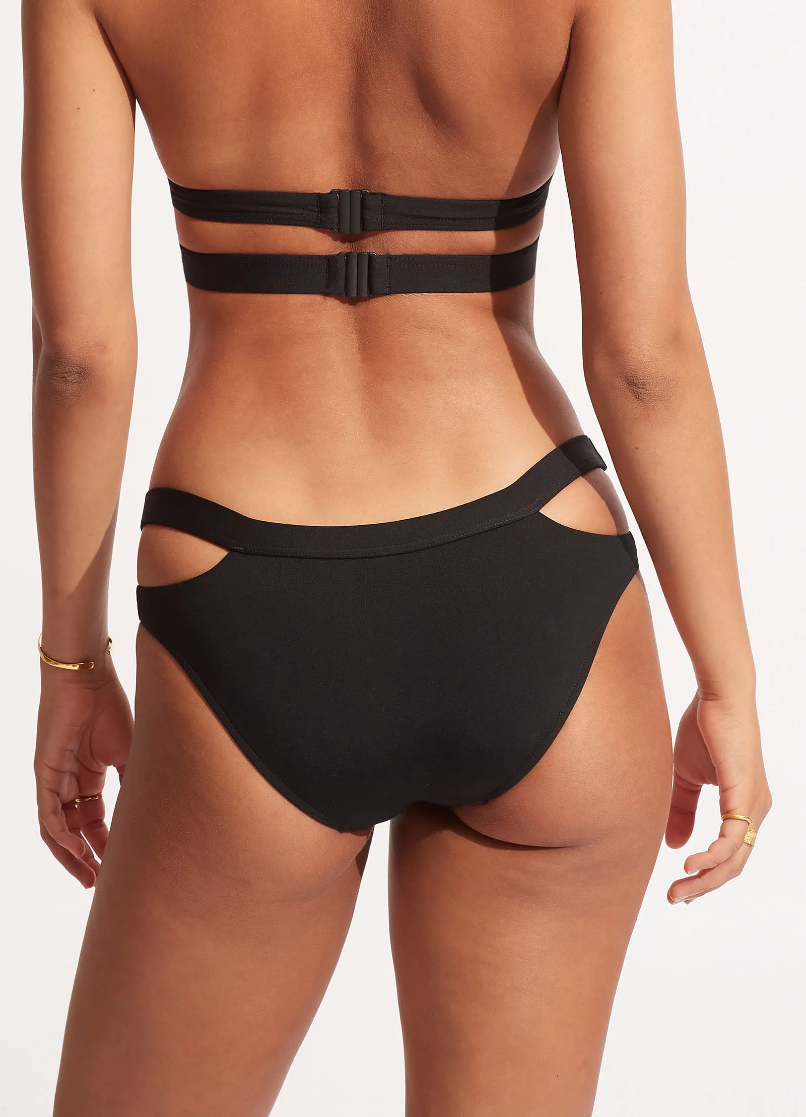 Seafolly Collective Split Band Hipster Pant - Black sold by Seafolly product image thumbnail 3