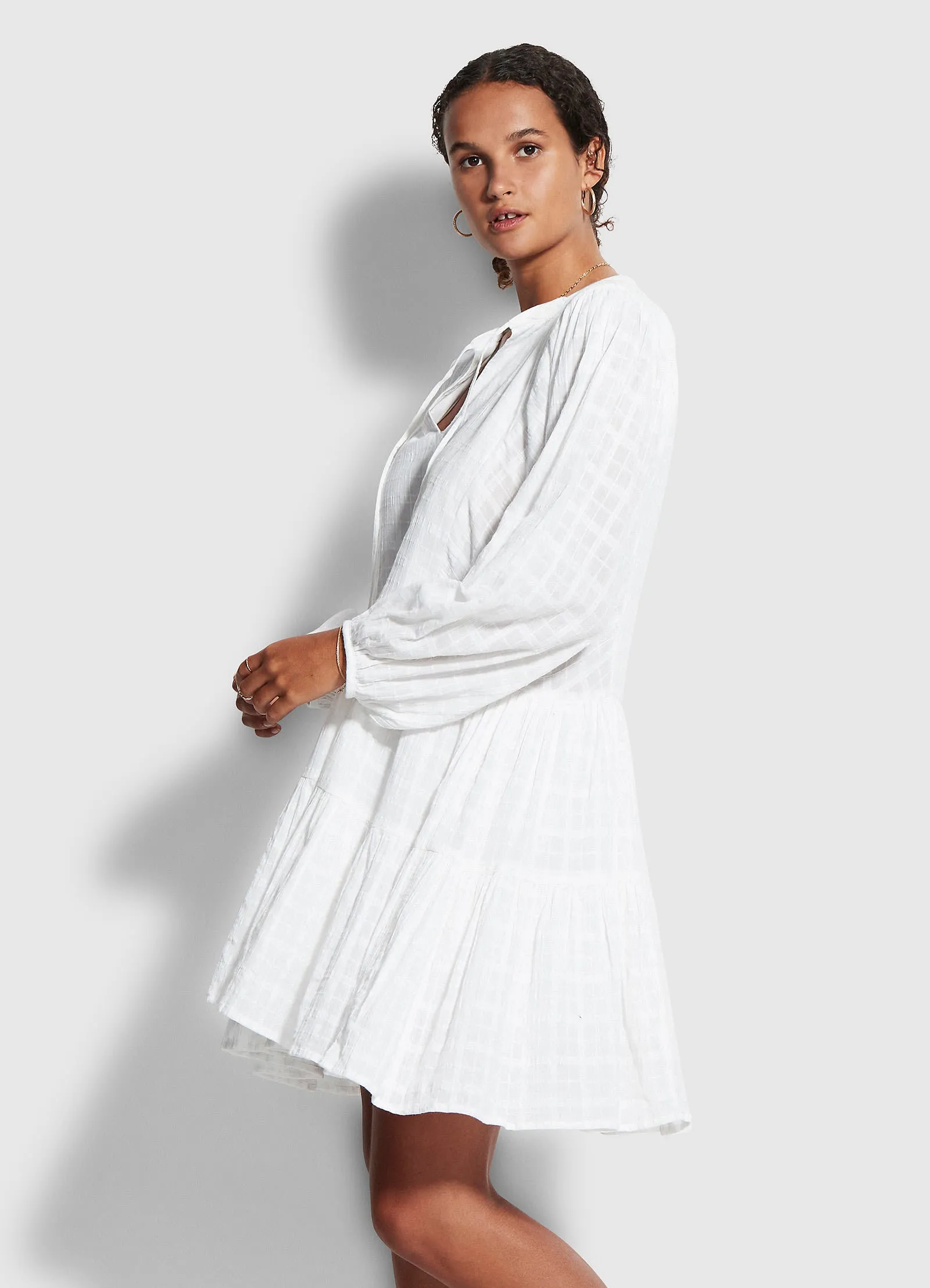 Drifter Tiered Dress - White sold by Seafolly product image thumbnail 2