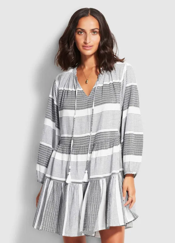 Jacquard Dress  - Black sold by Seafolly