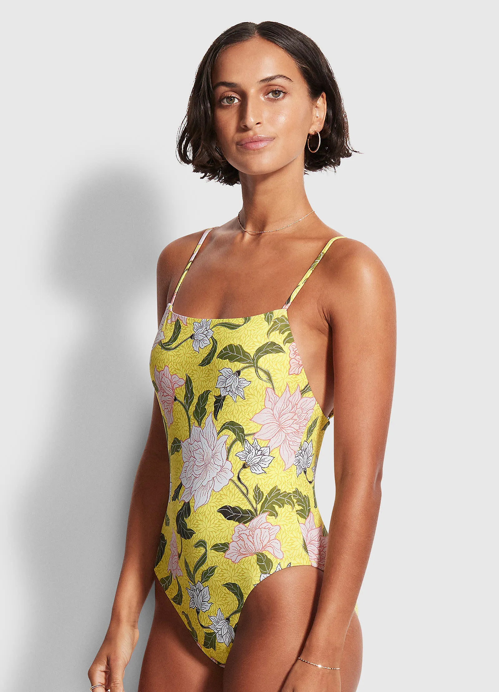 Boheme Square Neck Maillot - Lime Light sold by Seafolly product image thumbnail 3