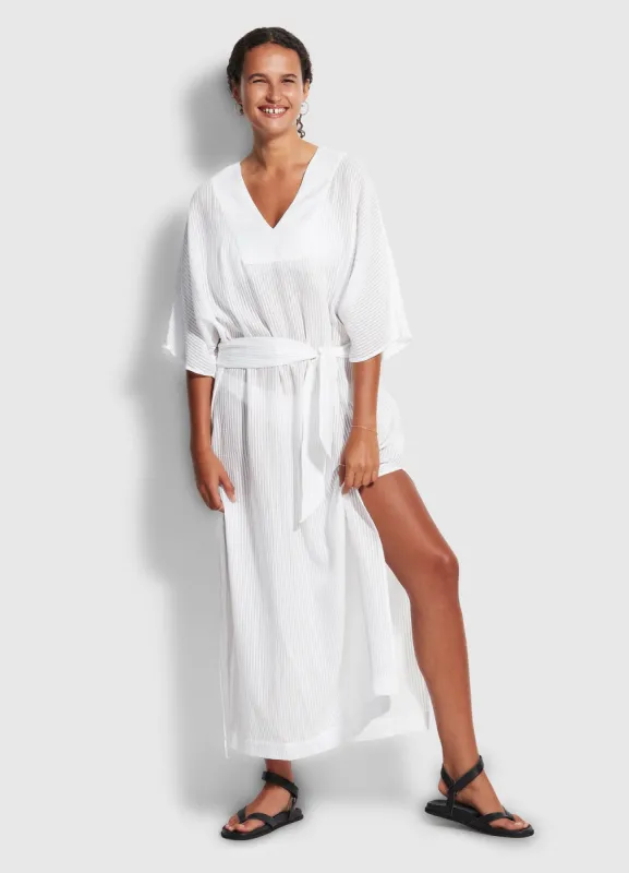 Longshore Kaftan   - White sold by Seafolly