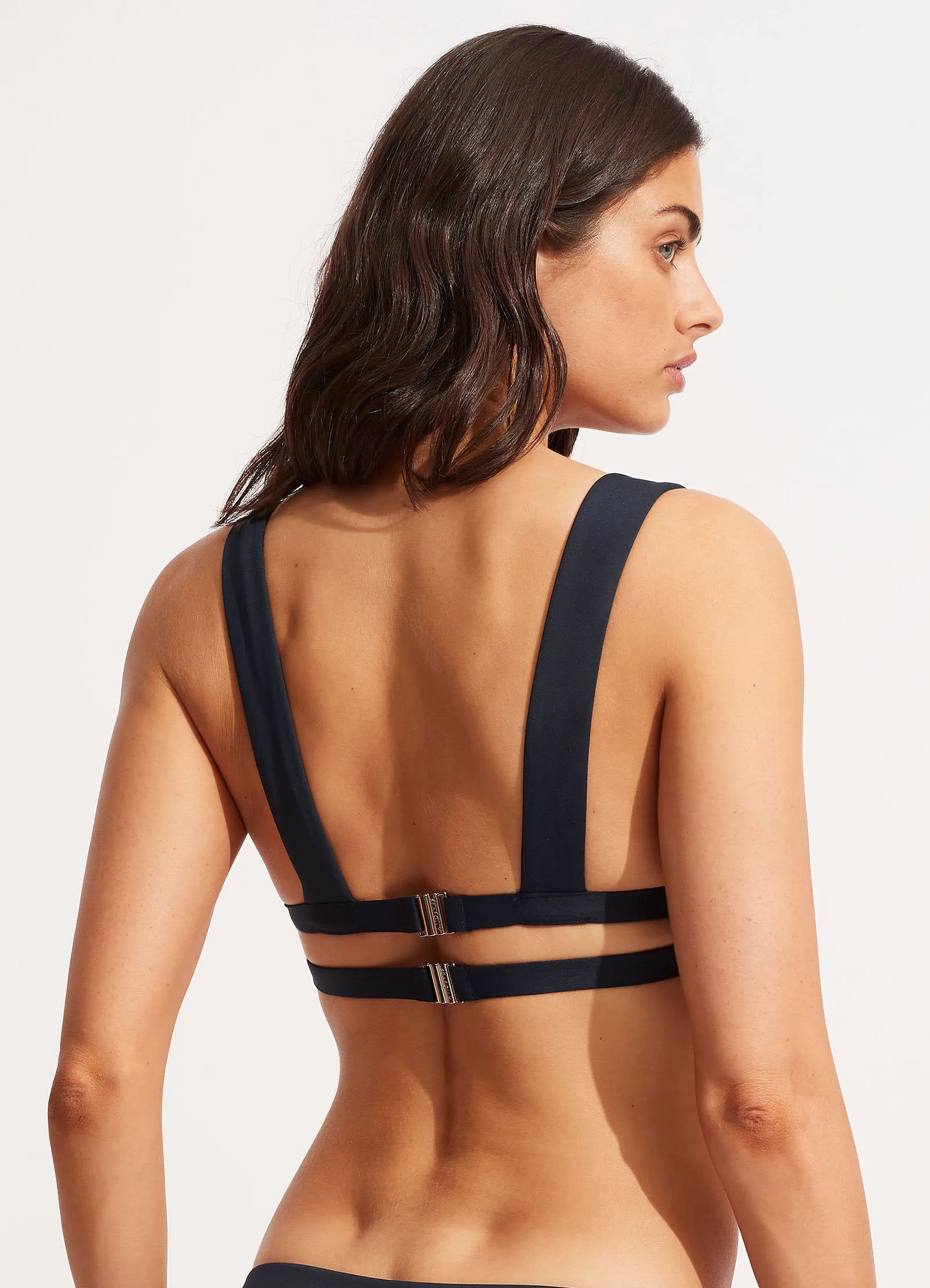 Banded Tri Bra - True Navy sold by Seafolly product image thumbnail 4