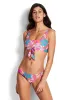 Tie Front Tank - Ultra Pink sold by Seafolly