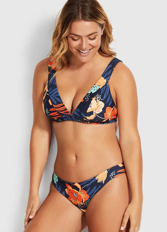 On Vacation Hipster Bikini Pants  - Indigo sold by Seafolly