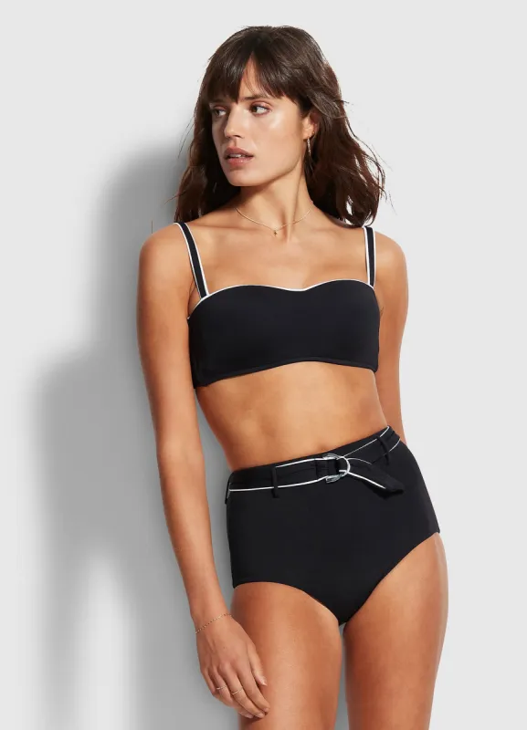Active High Waisted Pant - Black sold by Seafolly