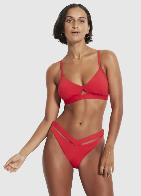 V Band High Cut Pant - Chilli sold by Seafolly