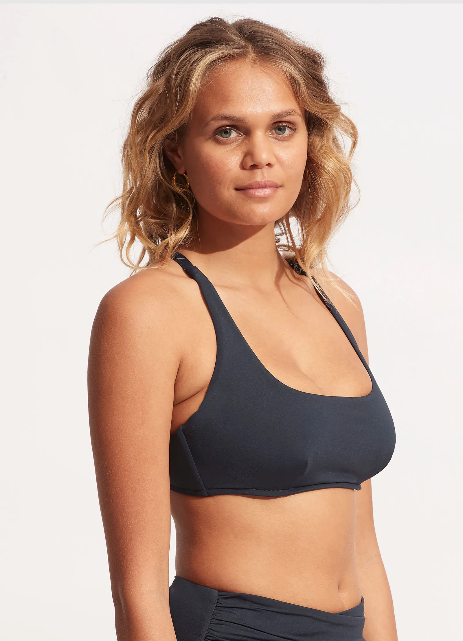 Seafolly Collective DD Scoop Neck Halter Top - True Navy sold by Seafolly product image thumbnail 2