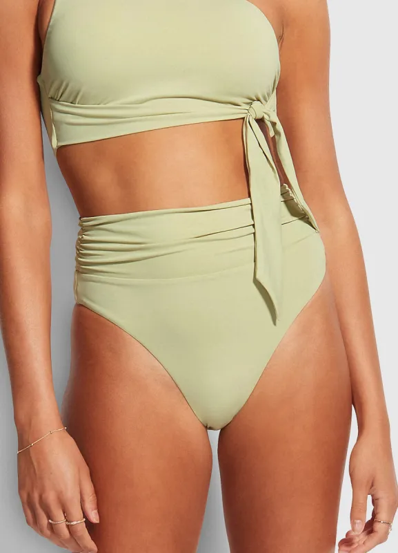 Active High Cut Rio - Pear sold by Seafolly