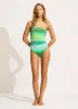 Spectrum DD Bandeau One Piece - Jade sold by Seafolly