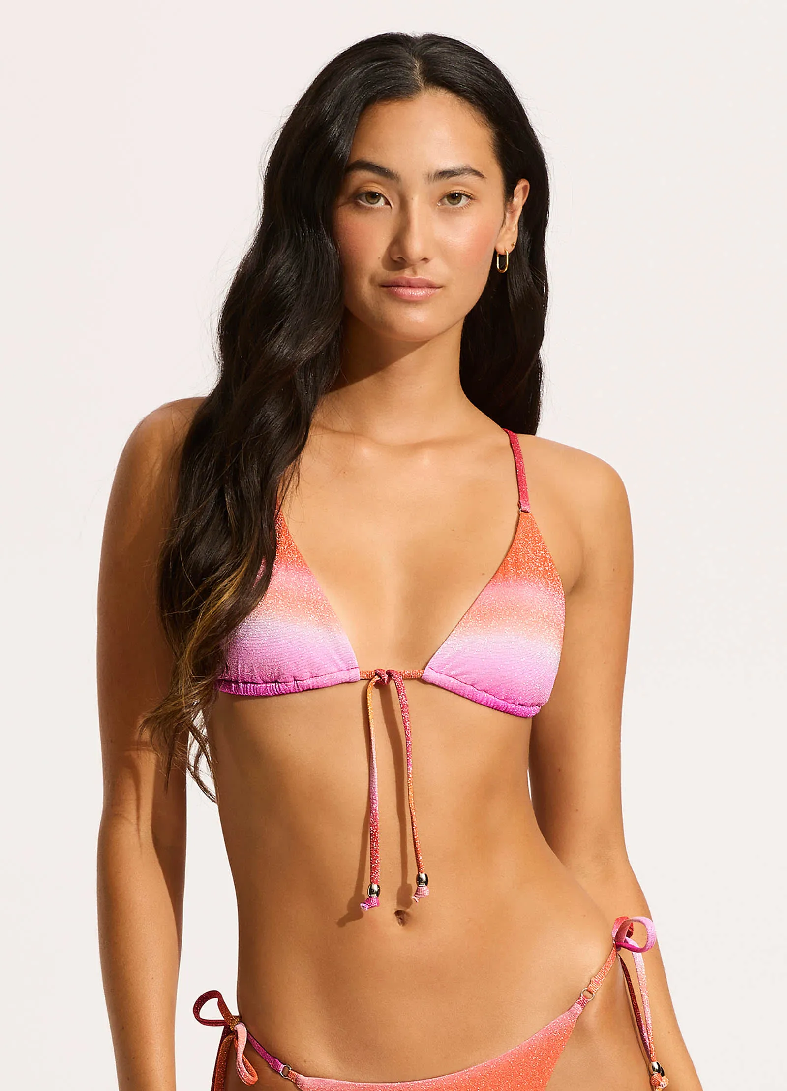 Spectrum Slide Triangle Bikini Top - Hot Pink sold by Seafolly product image thumbnail 2