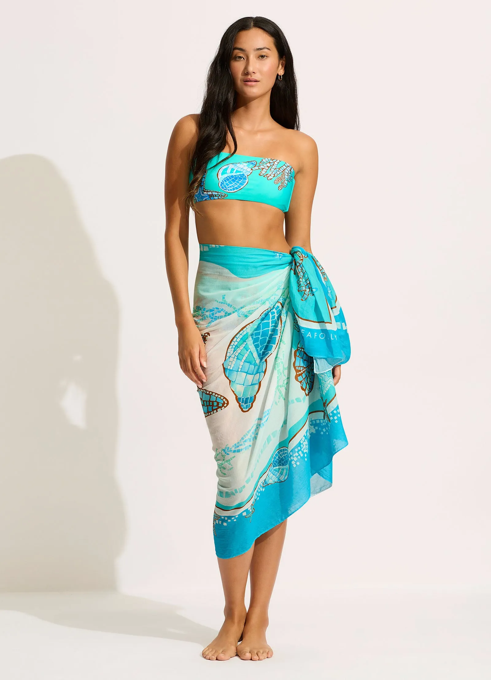 La Mer Sarong - Aquatic Blue sold by Seafolly