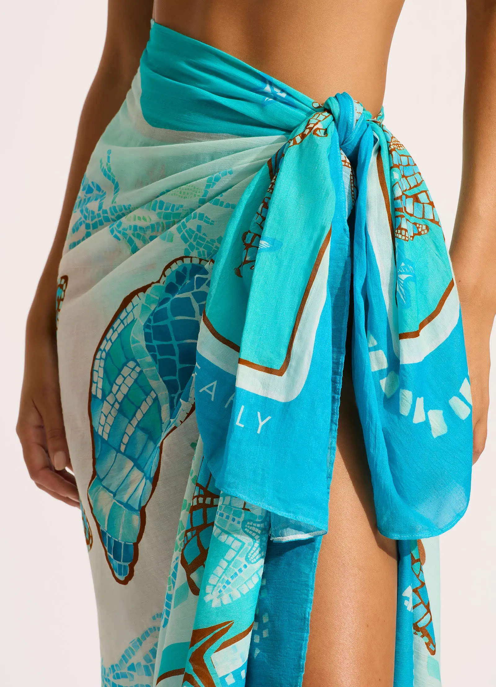 La Mer Sarong - Aquatic Blue sold by Seafolly product image thumbnail 4