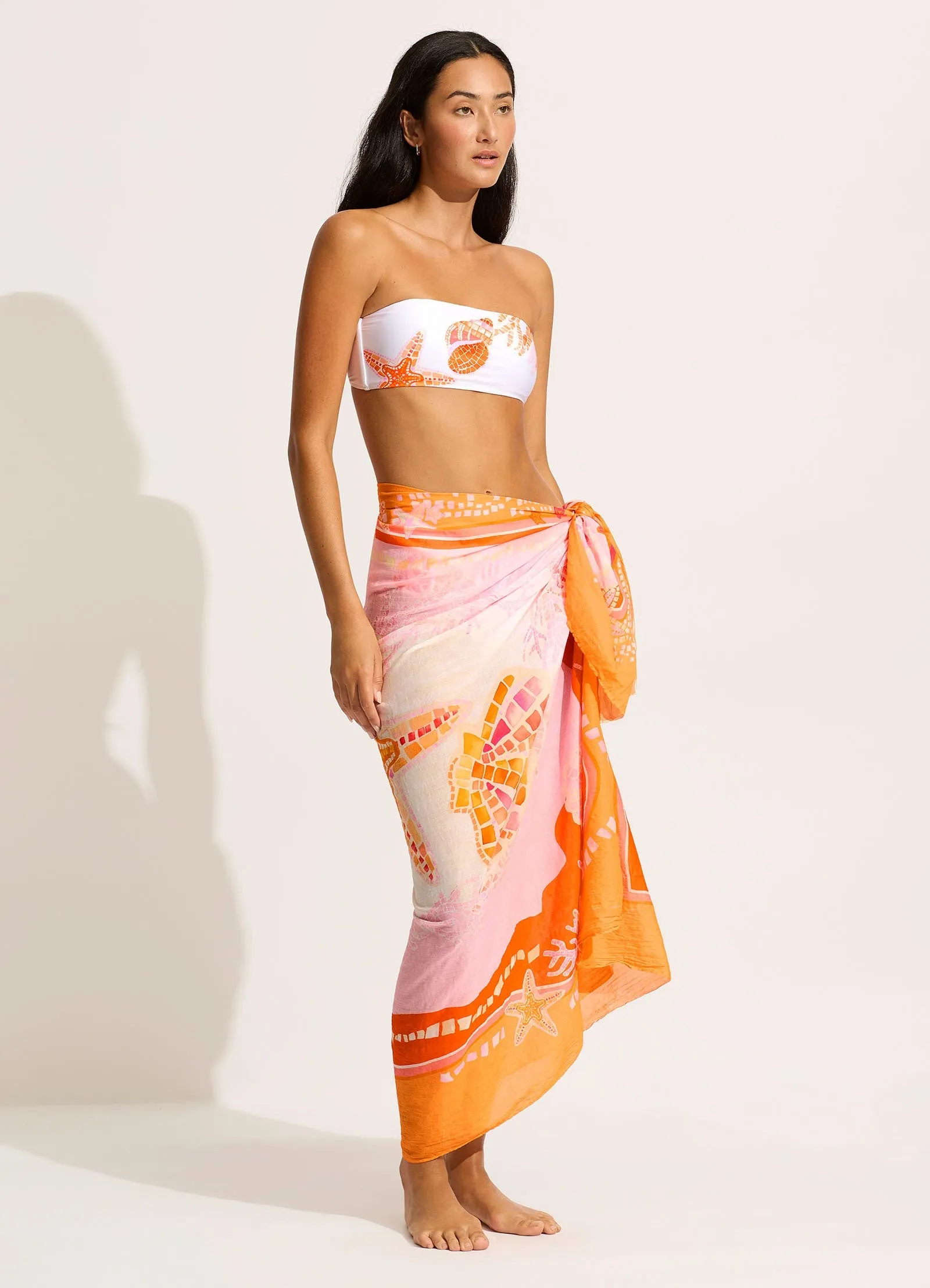 La Mer Sarong - White sold by Seafolly product image thumbnail 2