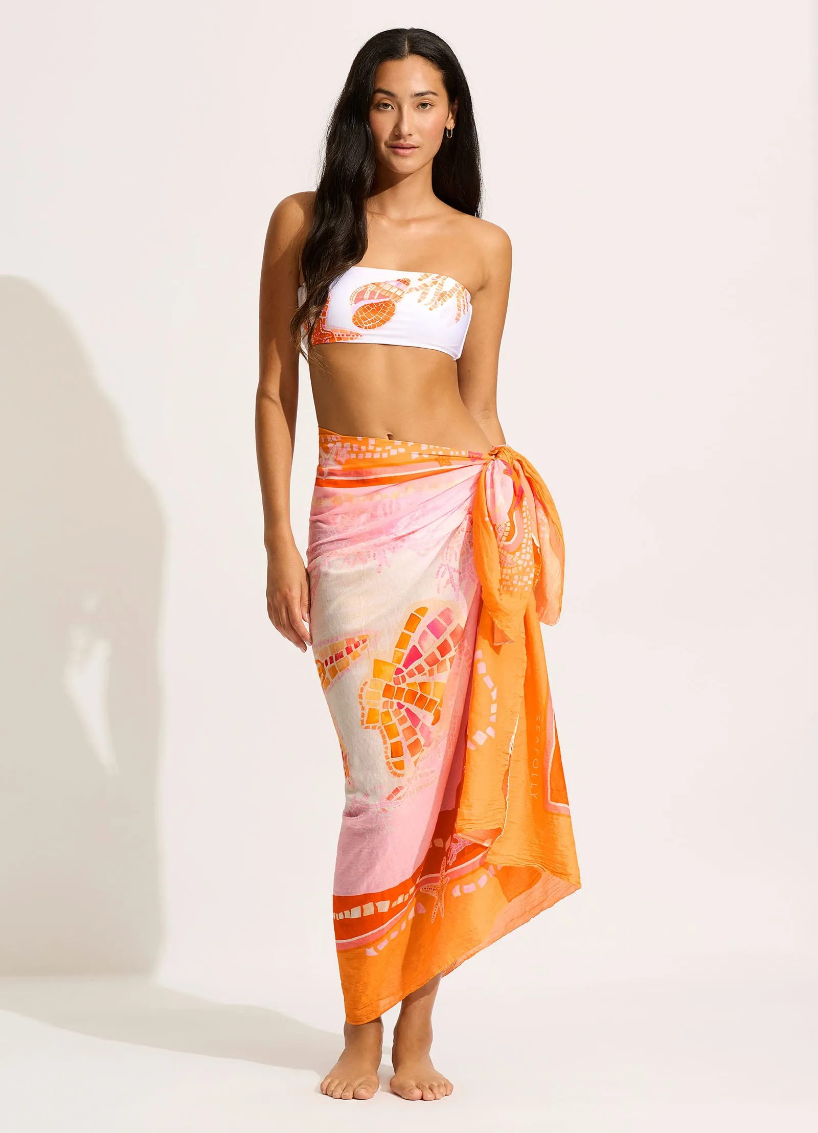 La Mer Sarong - White sold by Seafolly