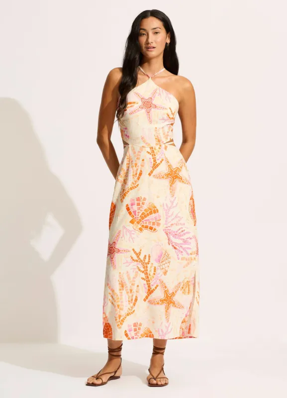 La Mer Cut Out Maxi Dress - White sold by Seafolly