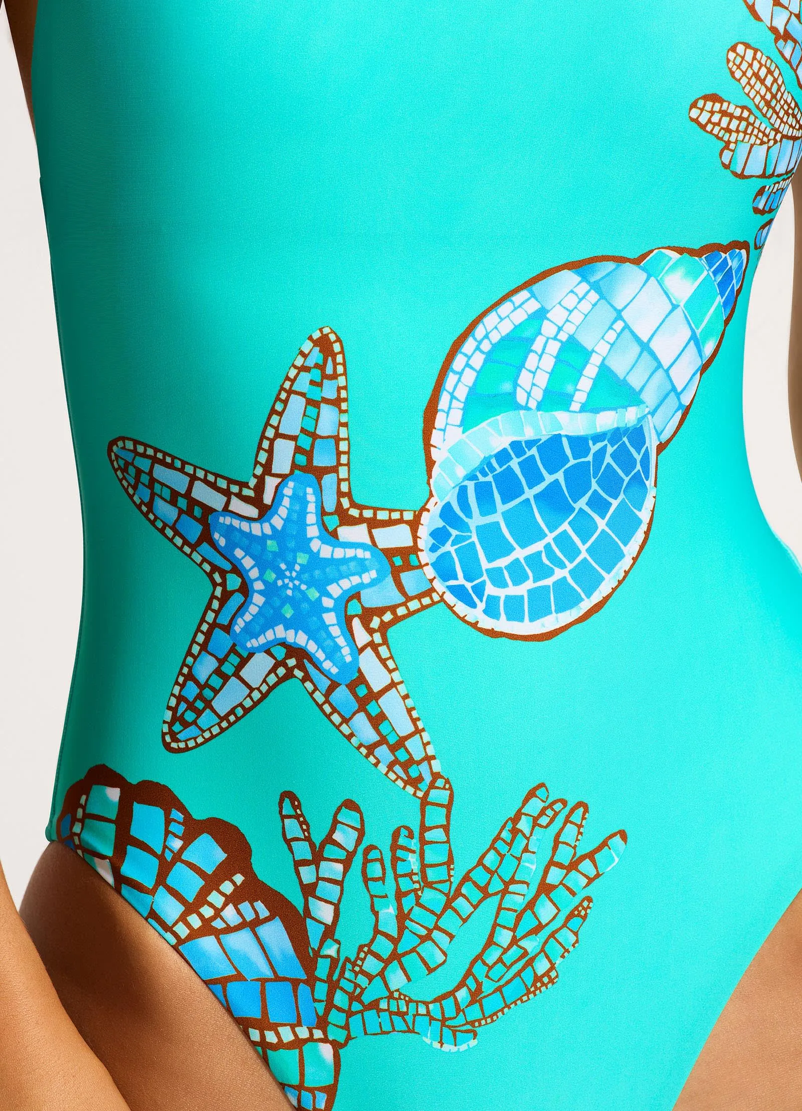 La Mer Scoop Neck One Piece - Aquatic Blue sold by Seafolly product image thumbnail 4