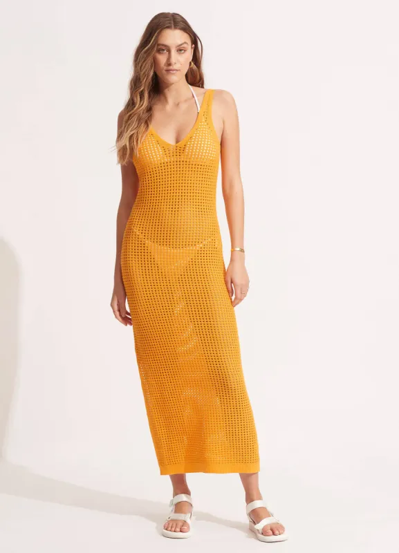 Byron Knit Dress - Rockmelon made by Seafolly