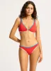 Beach Bound Ring Front Tank Bikini Top - Flame sold by Seafolly