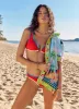 Beach Bound Ring Front Tank Bikini Top - Flame sold by Seafolly