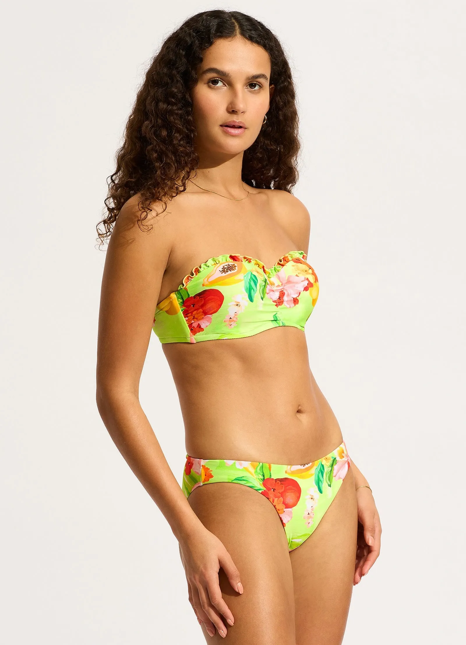Tropique Hipster Bikini Bottom - Aloe Gel sold by Seafolly product image thumbnail 3