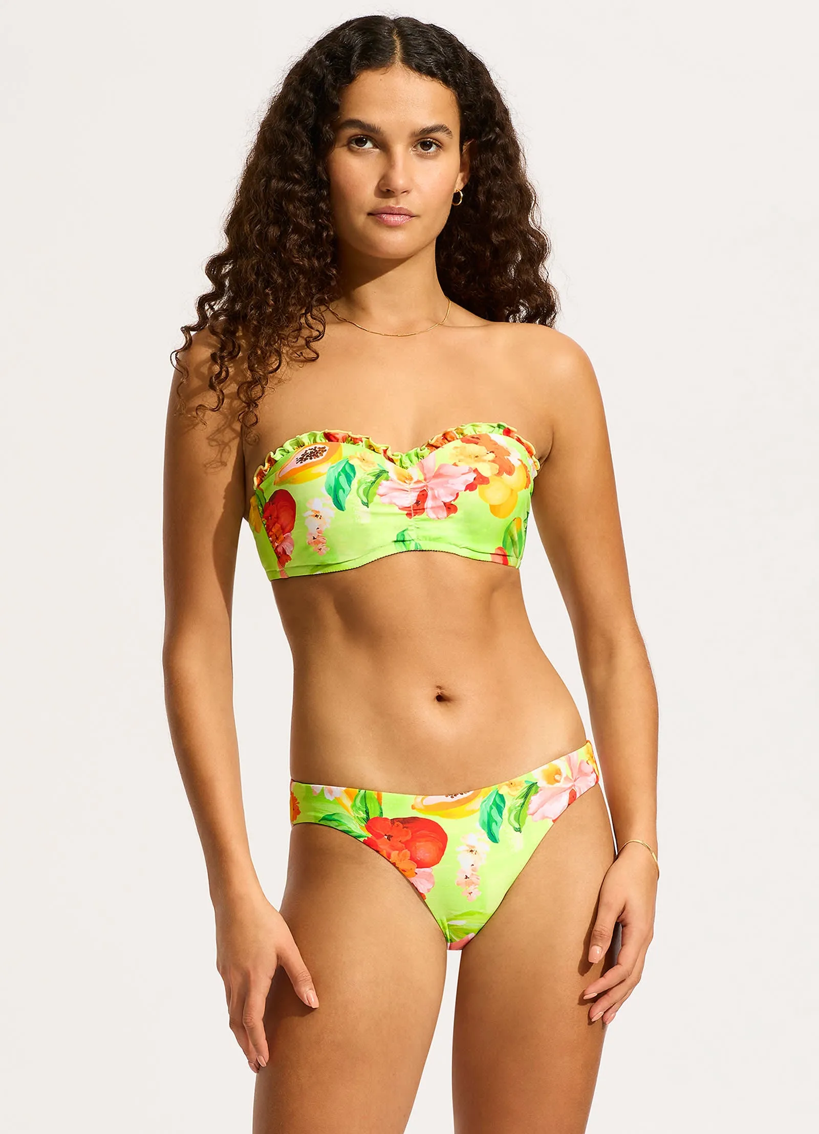Tropique Hipster Bikini Bottom - Aloe Gel sold by Seafolly