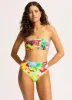 Cuba Bandeau Bikini Top - Turquoise sold by Seafolly