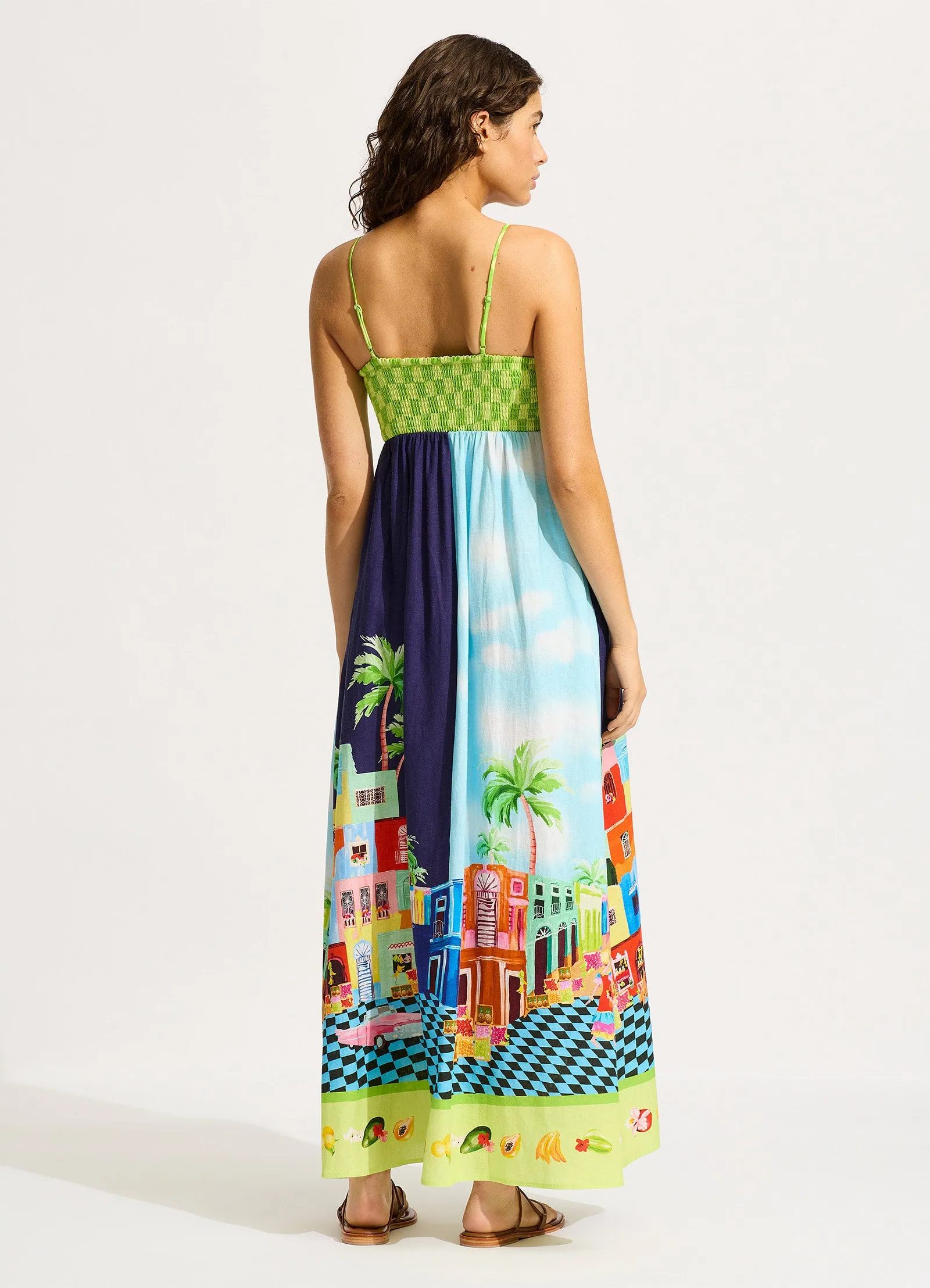 Cuba Maxi Dress - Turquoise sold by Seafolly product image thumbnail 4