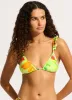 Tropique Slide Triangle Bikini Top - Aloe Gel sold by Seafolly