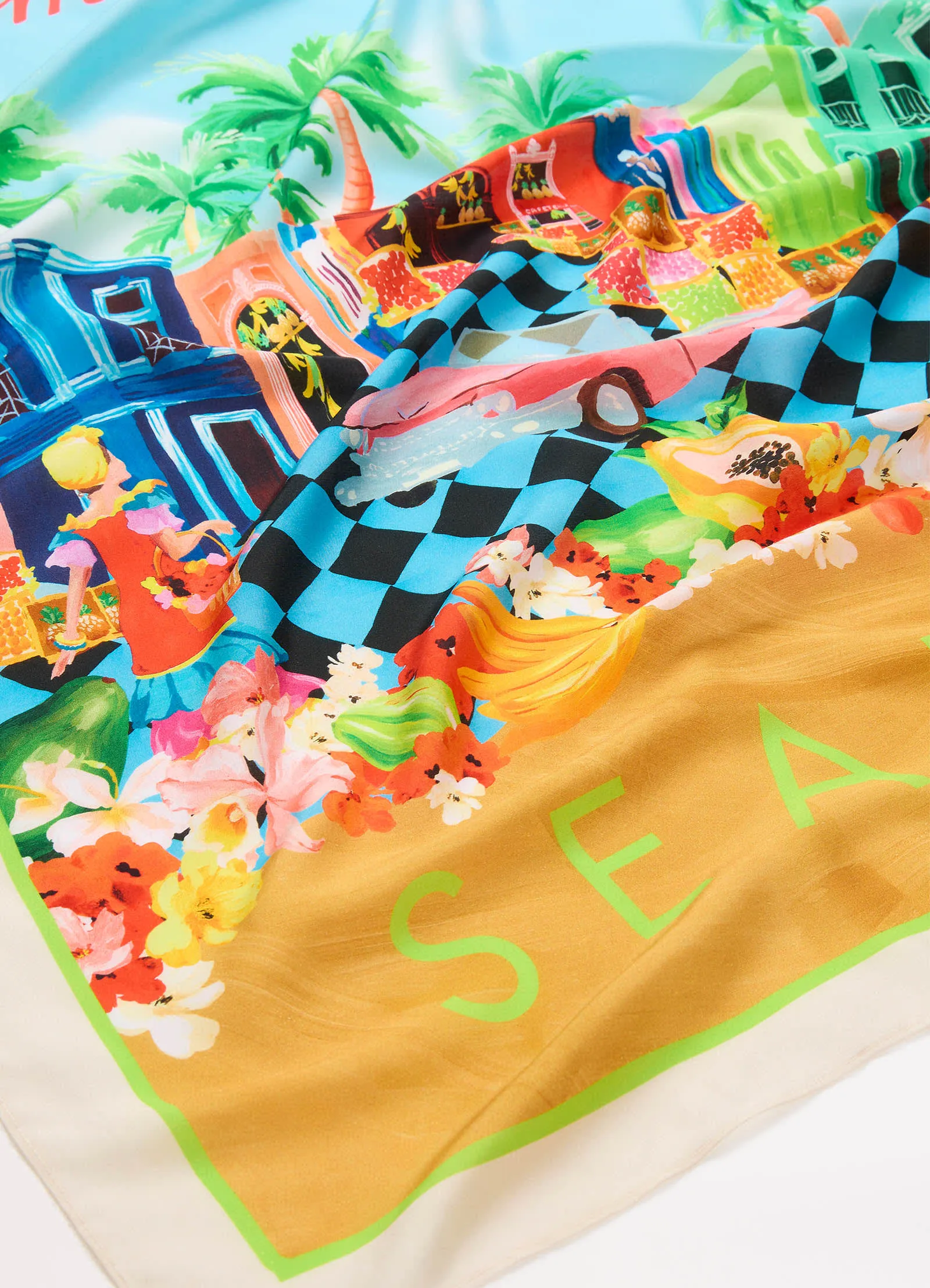 Cuba Scarf - Turquoise sold by Seafolly product image thumbnail 4