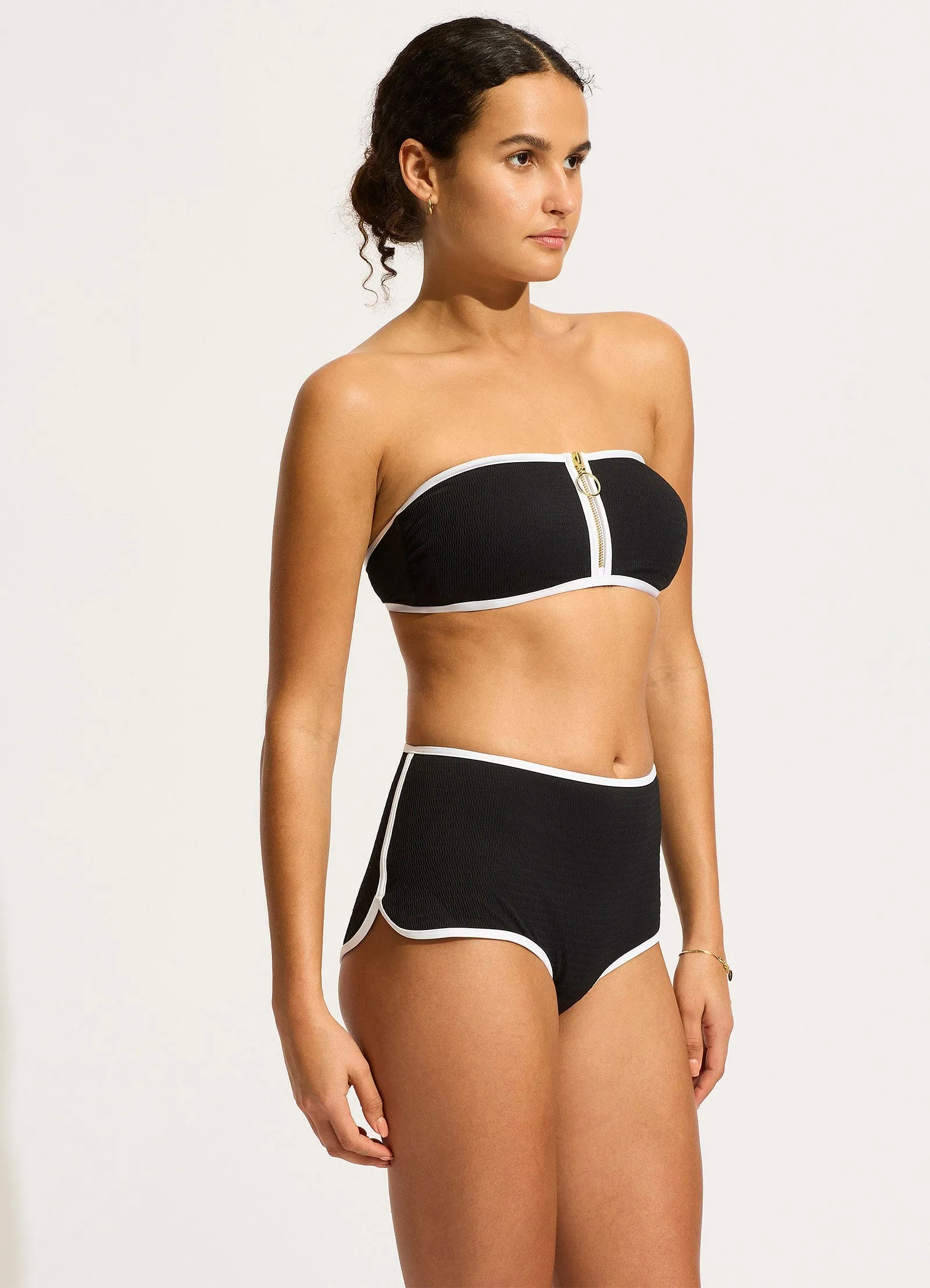 Beach Bound Boyleg Bikini Bottom - Black sold by Seafolly product image thumbnail 3