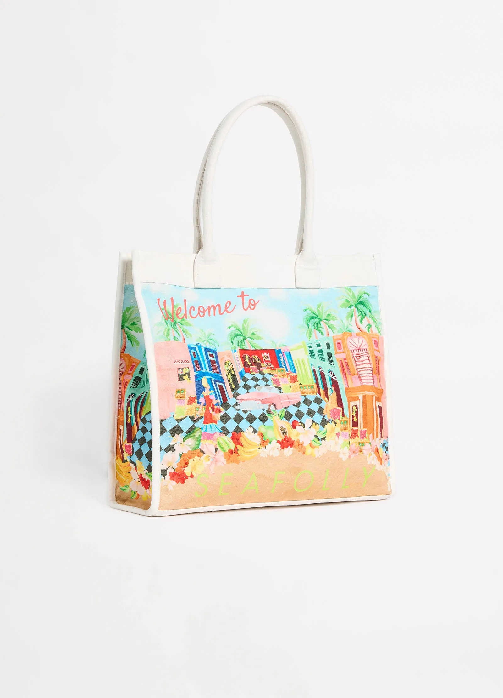 Cuba Tote Bag - Turquoise sold by Seafolly product image thumbnail 2