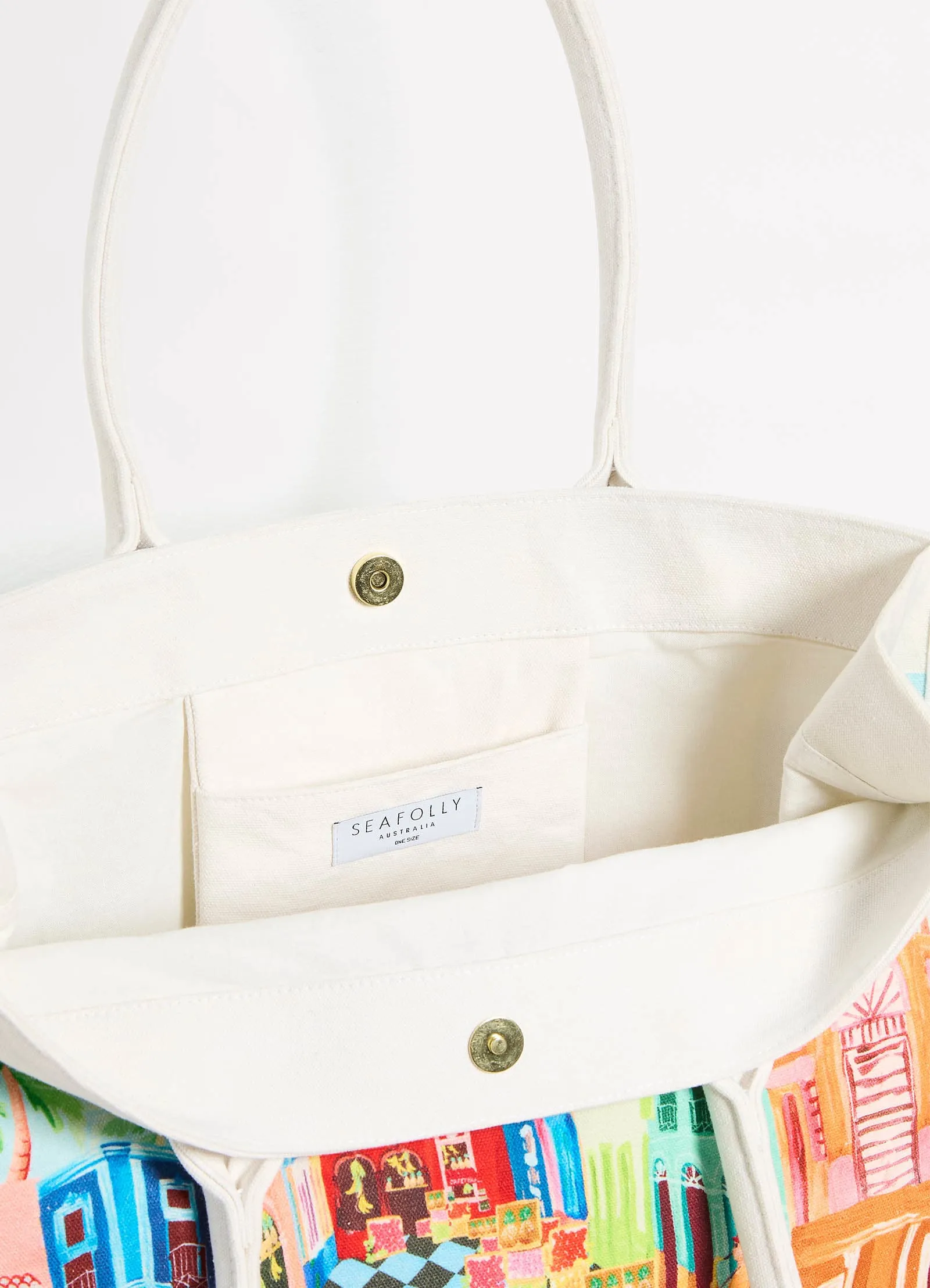 Cuba Tote Bag - Turquoise sold by Seafolly product image thumbnail 4